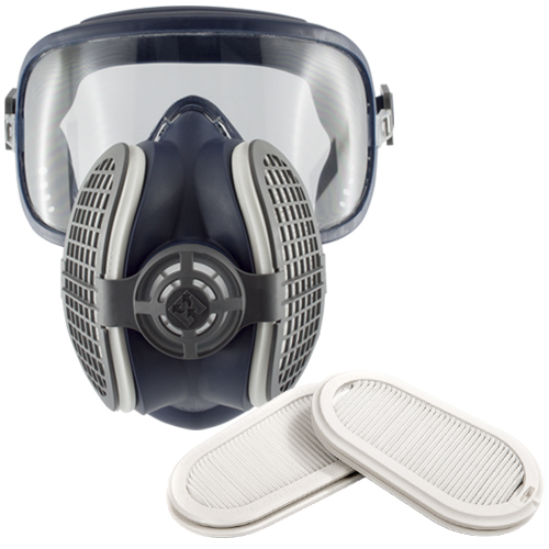 Полумаска с защитой зрения Elipse Integra P3 N.O. с доп защитой от запаха, размер S/M , арт SPR404