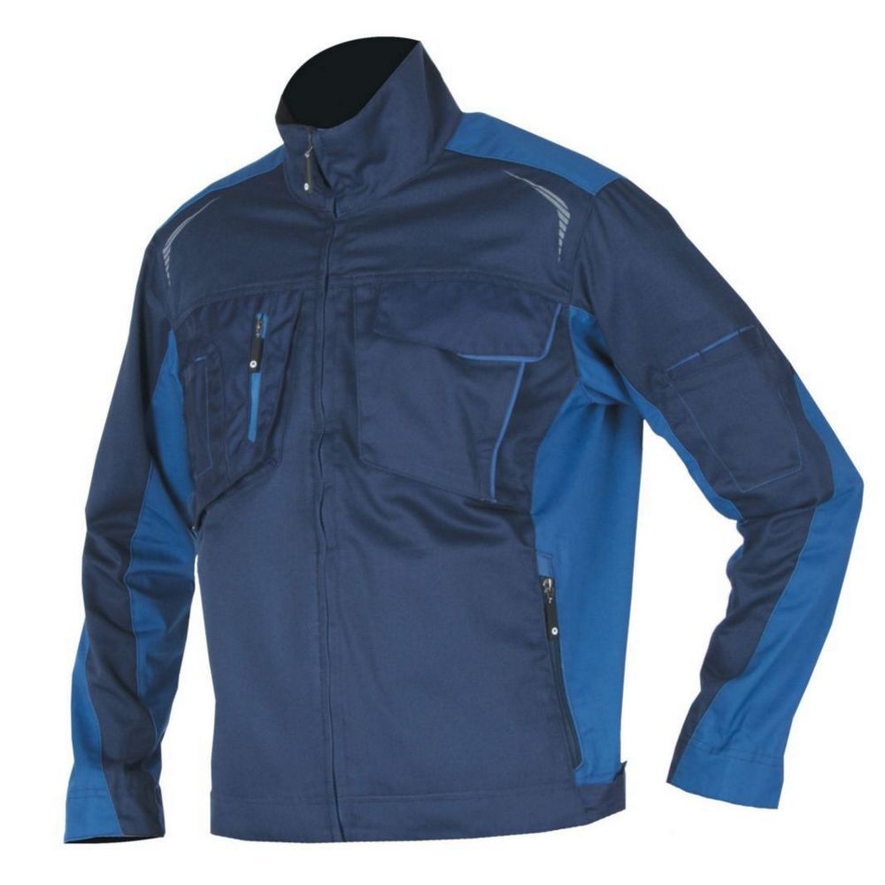 Куртка R8ED+ 01, ткань смесовая 35% хлопок, 65% пэ, пл. 245 г/м2, цв. синий/василек