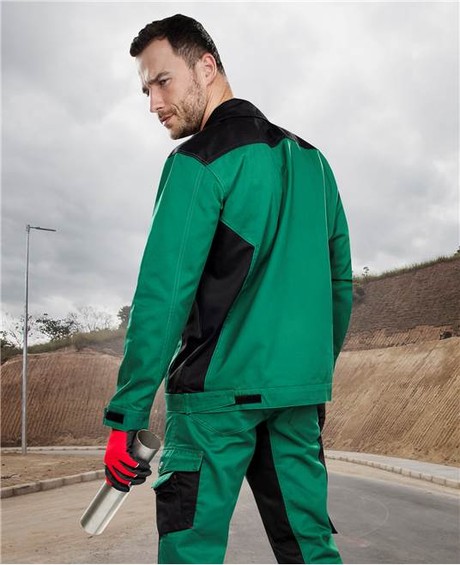 Куртка PRE100, ткань смесовая 35% хлопок, 65% полиэстер, пл. 270 г/м2, цв. зеленый