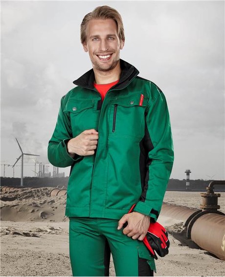 Куртка PRE100, ткань смесовая 35% хлопок, 65% полиэстер, пл. 270 г/м2, цв. зеленый