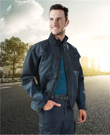 Куртка рабочая лентняя 4Tech пр-во Ardon Чехия 35% ХБ 65% ПЭ, пл. 240 г/м2, цв. сер/черн.