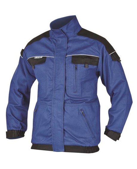 Куртка женская Cool Trend, ткань саржа (100%хлопок), пл. 260 г/м2, цвет синий/черный