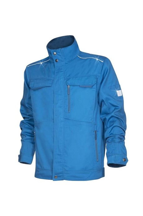 Куртка SUMMER, 65% полиэстер, 35% хлопок, пл. 200 г/м2 цвет синий