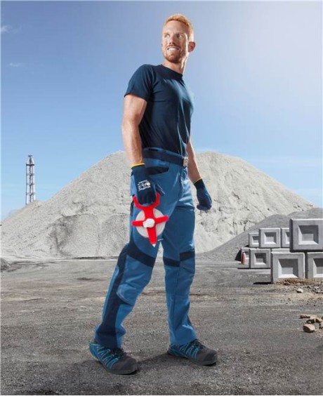 Брюки R8ED+ 02, ткань смесовая 35% хлопок, 65% пэ, пл. 245 г/м2, цв. синий/василек