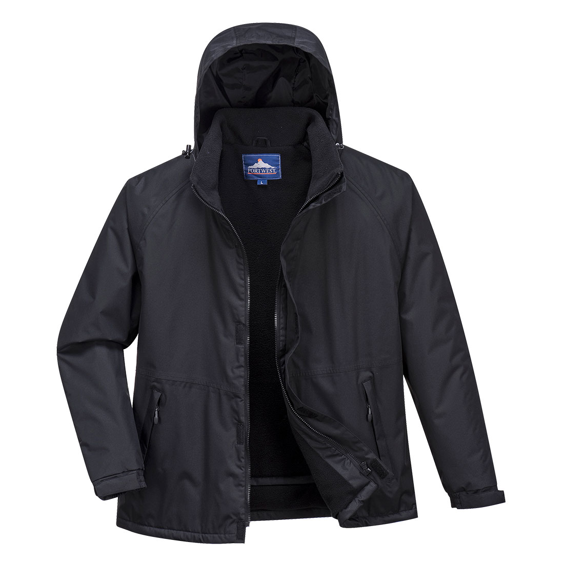 Куртка-ветровка S505, цвет черный