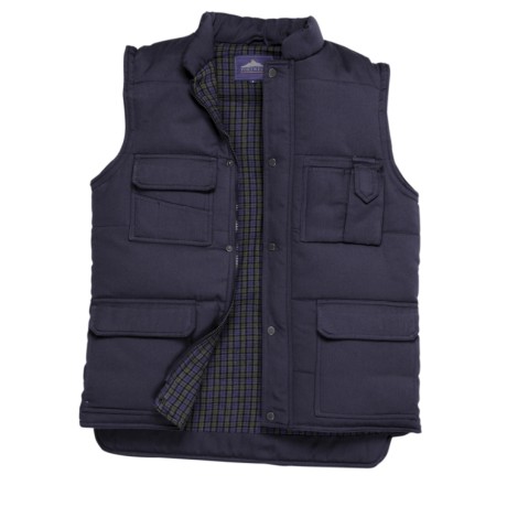 Жилет S414 Шетланд, цвет темно-синий