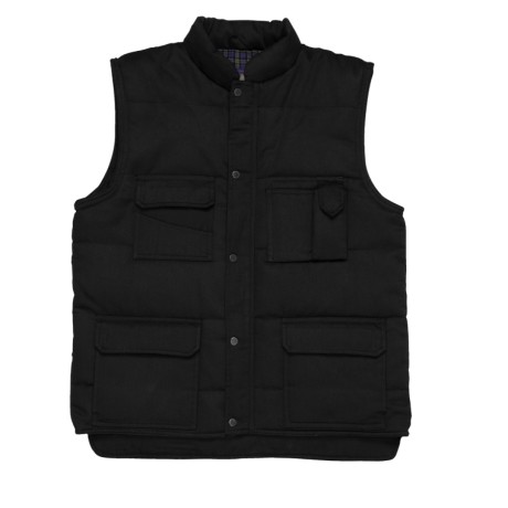 Жилет S414 Шетланд, цвет черный