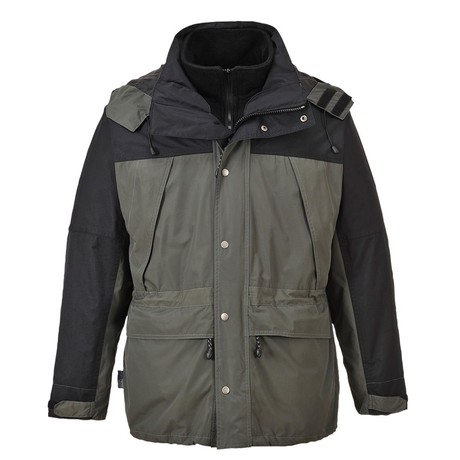 Куртка S532, цвет серый/черный 3 в 1