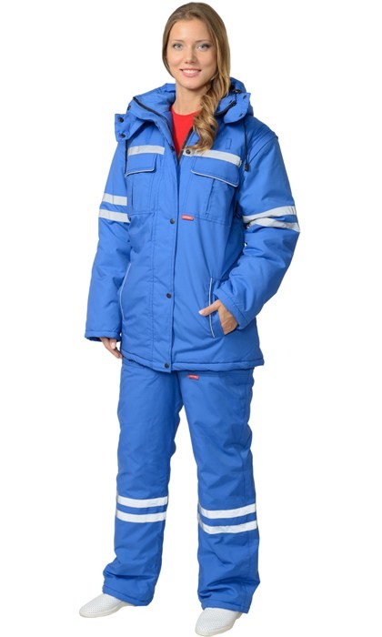 Костюм женский утепленный СКОРАЯ ПОМОЩЬ  синий, тк. верха смесовая