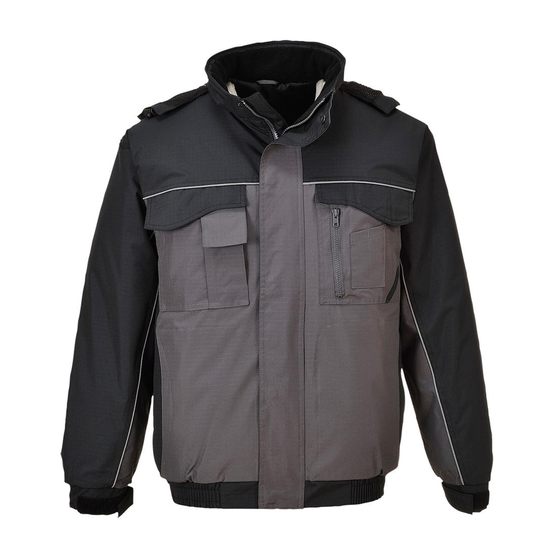 Куртка S561, цвет серый/черный
