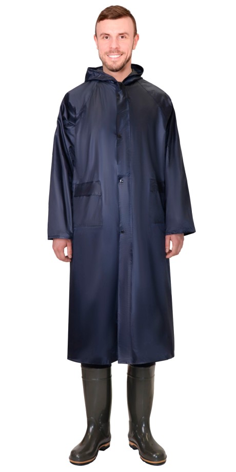 Плащ влагозащитный SIRIUS Стандарт (210 гр/м2) синий