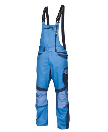 Полукомбинезон R8ED+ 03, ткань смесовая 35% хлопок, 65% пэ, пл. 245 г/м2, цв. синий/василек