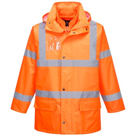 Куртка утепленная S765, цвет оранжевый 5 в 1
