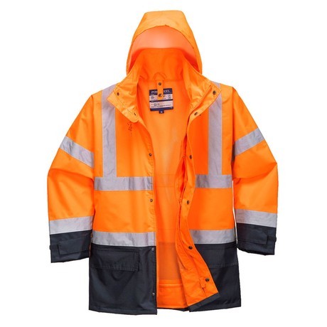 Куртка утепленная S768, цвет оранжевый/синий 5 в 1