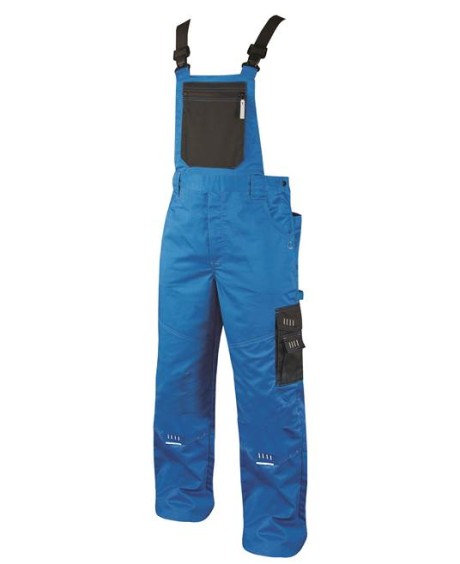 Полукомбинезон рабочий летний 4Tech пр-во Ардон Чехия 35% ХБ, 65% ПЭ, пл. 240 г/м2, цв. син/черн