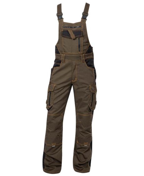 Полукомбинезон рабочий летний Vision (Ardon Чехия) 60% ХБ 40% ПЭ, пл. 260 г/м2  цв. коричневый