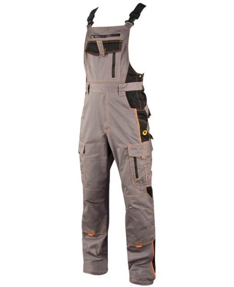 Полукомбинезон рабочий летний Vision (Ardon Чехия) 60% ХБ 40% ПЭ, пл. 260 г/м2  цв. серый