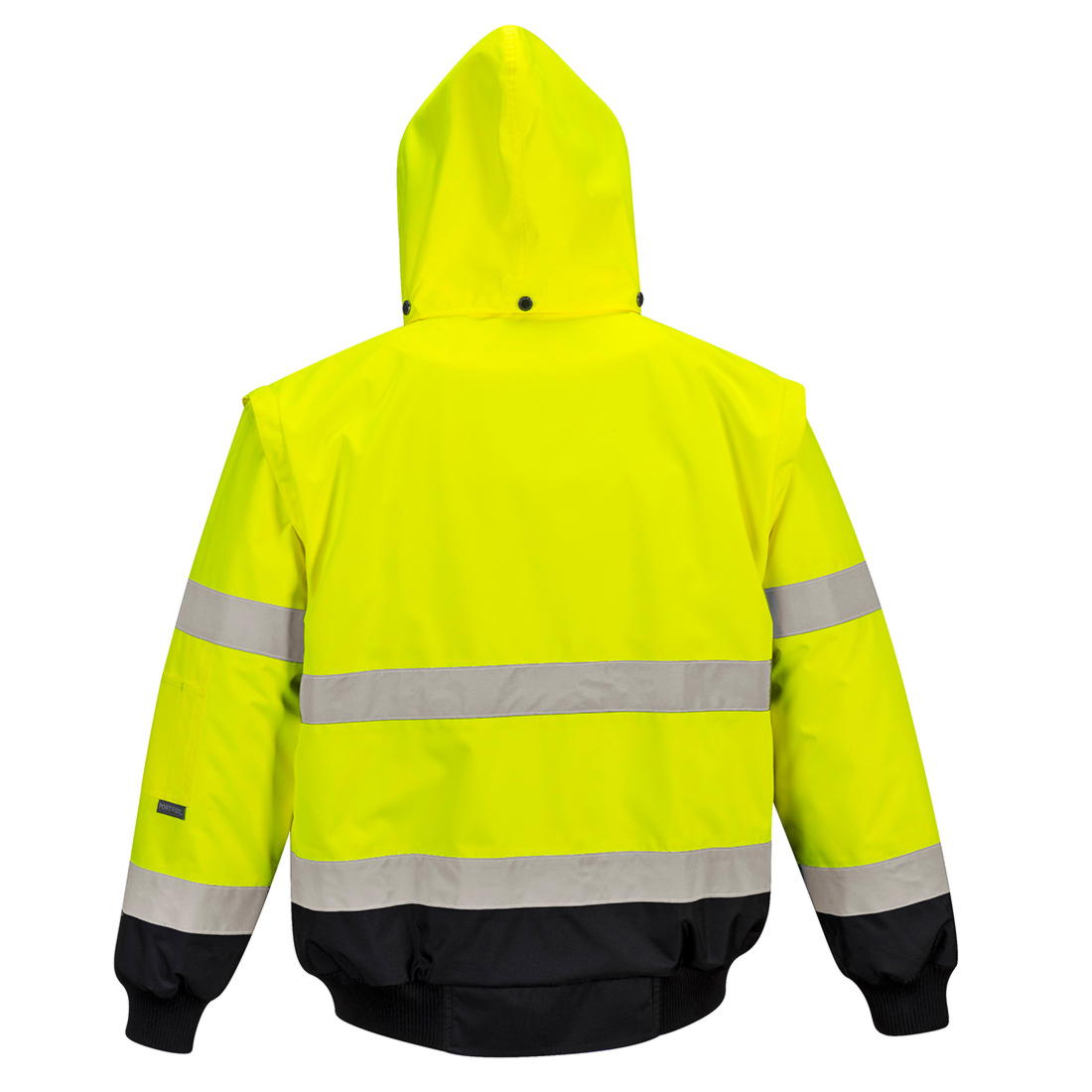 Куртка утепленная C465, цвет желтый/черный