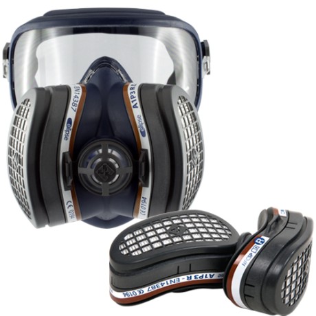 П/маска с защитой зрения Elipse Integra A1P3 с фильтрами, р. S/M арт. SPR444 (без ф-ра в комплекте)