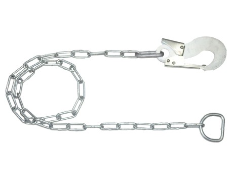 Строп (метал. цепь) 2 м с двумя карабинами