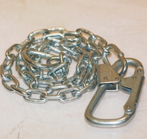 Строп (метал. цепь) 5 м с двумя карабинами
