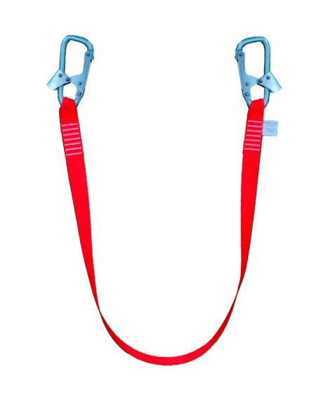 Строп (полиамидная лента) 1,5 м с двумя карабинами + амортизатор