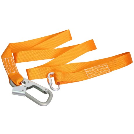 Строп А+Кс из ленты 2 м с монтажным и соединительным карабином