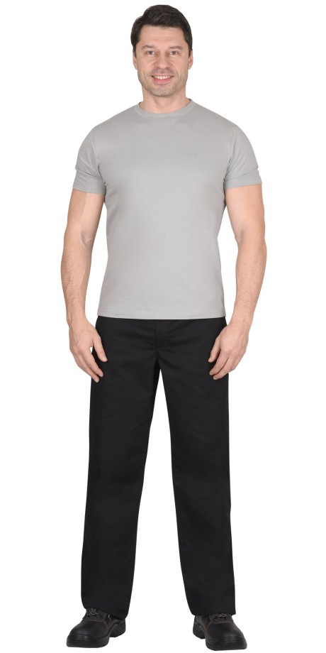 Футболка трикотажная, 100% хлопок, пл. 160 г/м2, цв. серый