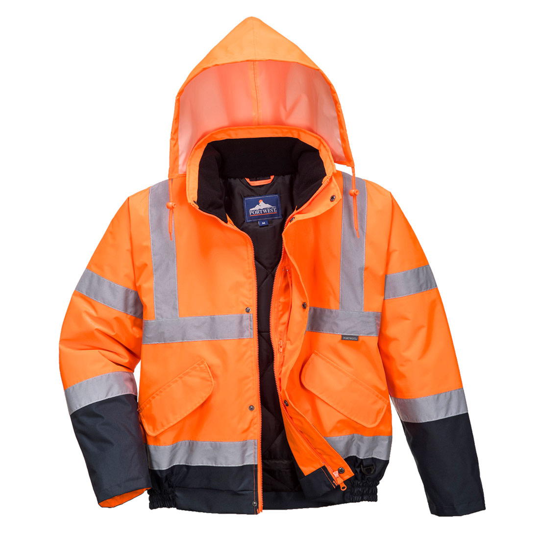 Куртка S266, цвет оранжевый/синий