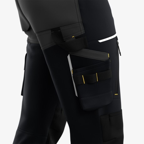 Полукомбинезон рабочий OAK BIB Safety Jogger (Бельгия), пл. 260 г/м2  цвет черный