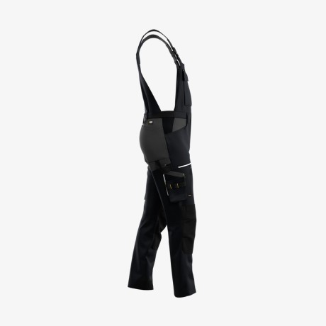 Полукомбинезон рабочий OAK BIB Safety Jogger (Бельгия), пл. 260 г/м2  цвет черный