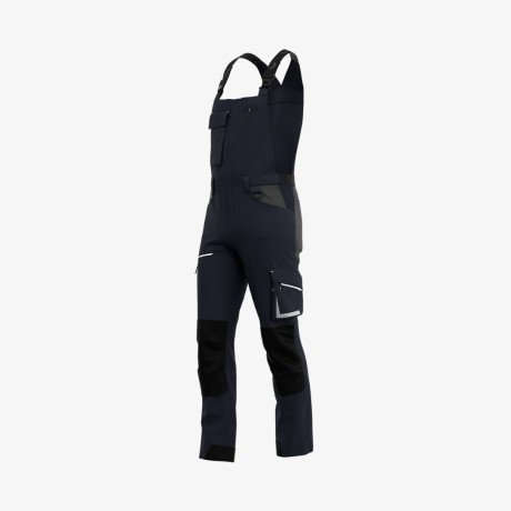 Полукомбинезон рабочий OAK BIB Safety Jogger (Бельгия), пл. 260 г/м2  цвет т. синий серый