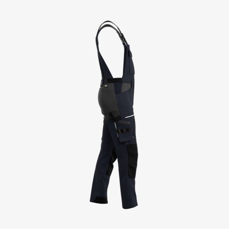 Полукомбинезон рабочий OAK BIB Safety Jogger (Бельгия), пл. 260 г/м2  цвет т. синий серый
