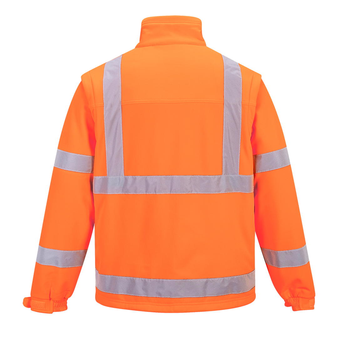 Куртка софтшелловая S428, цвет оранжевый