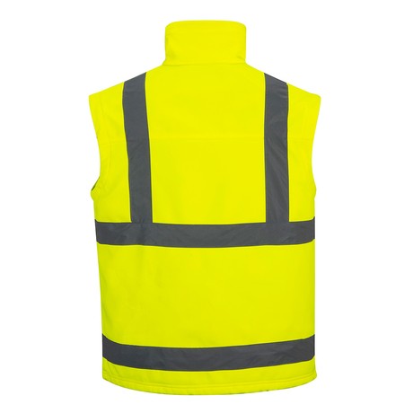 Куртка софтшелловая S428, цвет желтый