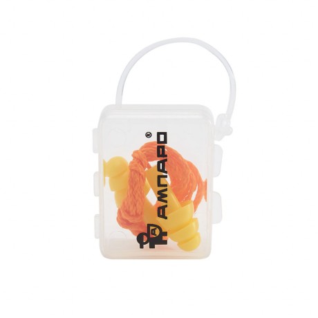 Вкладыши противошумные (беруши) многоразовые Комфорт Л в пластиковом контейнере