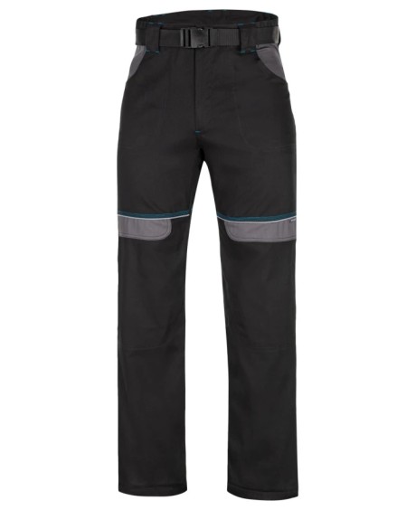 Брюки COOL TREND, ткань саржа (100%хлопок), пл. 260 г/м2, цвет чёрный