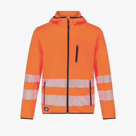 Толстовка с капюшоном Scuti HiVis Hoodie, Safety Jogger (Бельгия), оранжевая