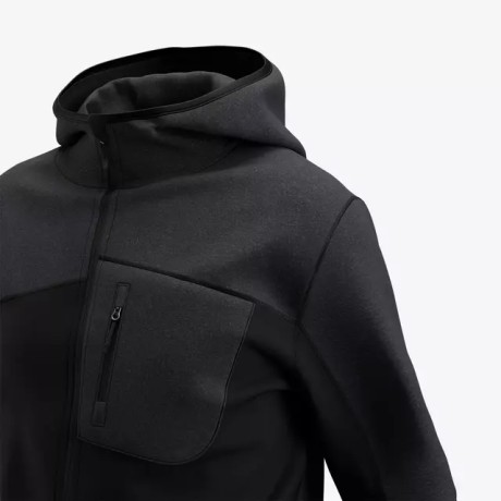 Толстовка для мужчин OAK с капюшоном Safety Jogger (Бельгия), цвет черный