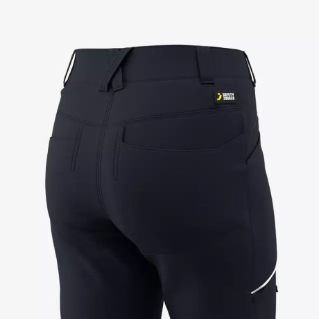 Брюки женские рабочие летние MEKONG Safety Jogger (Бельгия), пл. 260 г/м2  цвет черный