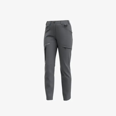 Брюки женские рабочие летние MEKONG Safety Jogger (Бельгия), пл. 260 г/м2  цвет серый