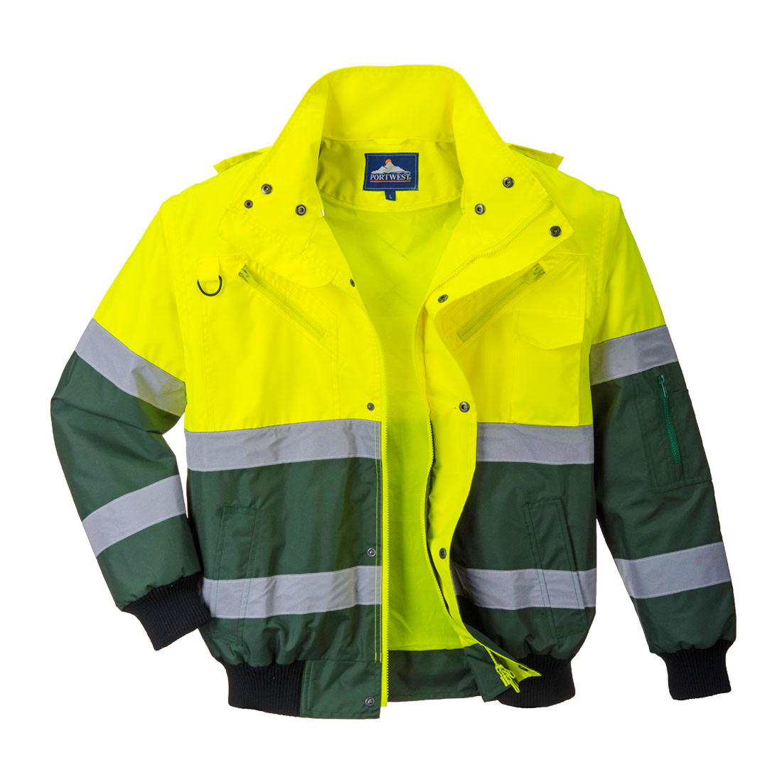 Куртка C565, цвет желтый/зеленый