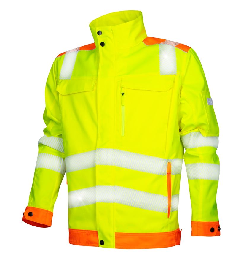 Куртка SIGNAL, 35% хлопок, 65% полиэстер, 290 г/м2, цвет желтый