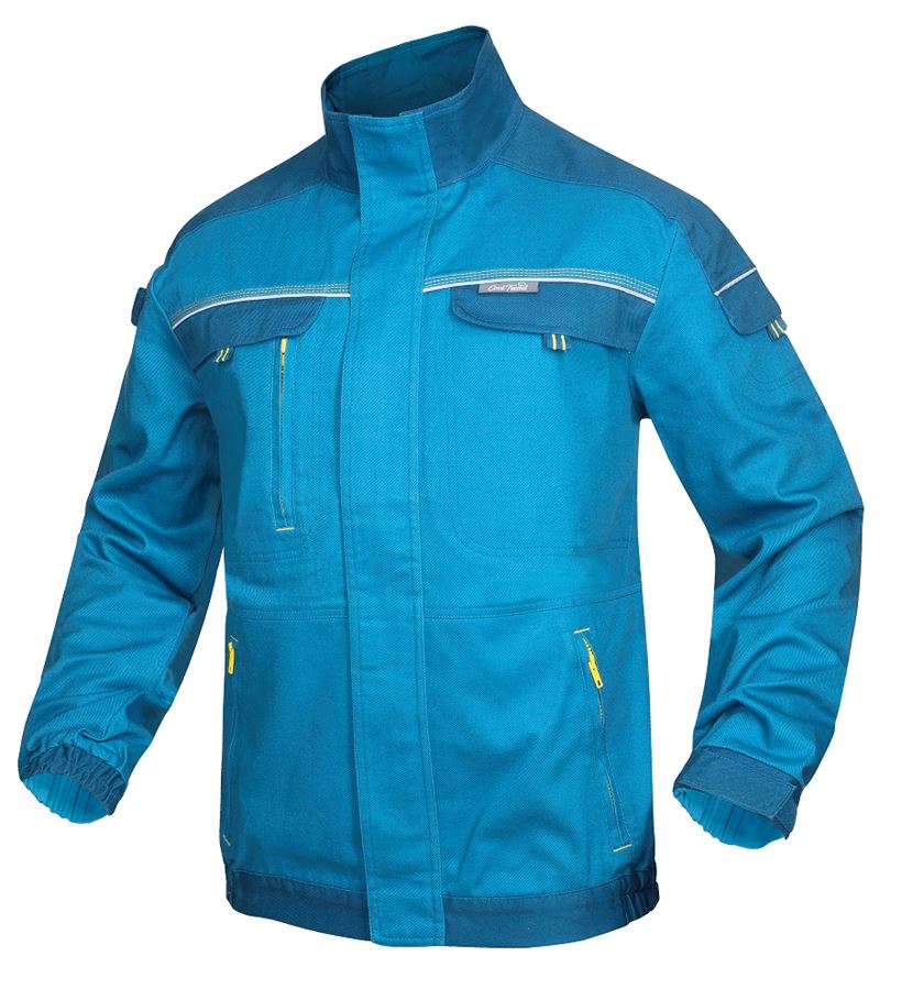 Куртка COOL TREND, ткань саржа (100%хлопок), пл. 260 г/м2, цвет голубой