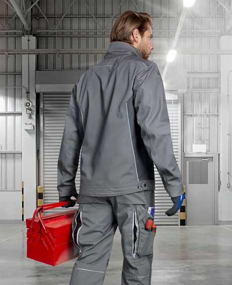 Куртка URBAN, 65% полиэстер, 35% хлопок, пл. 270 г/м2 цвет серый
