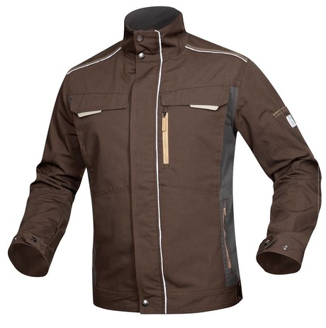 Куртка URBAN, 65% полиэстер, 35% хлопок, пл. 270 г/м2 цвет коричневый